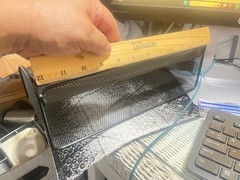 Black Office desk office Wire Mesh Desk Organizer tray 12″L x 6 1/2″”W x 4″H(M14