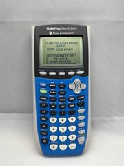 Texas Instruments TI-83 Plus Blue Silver Edition Graphing Calculator