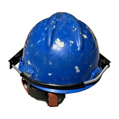 Hard Hat MSA V-Gard Medium Face Shield Frame ANSI Class E Type 1 Ratchet Blue
