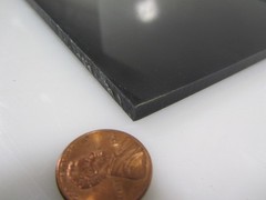 Nylon 6/6 Extruded Sheet Black (3/16″) – .188″ x 12″ x 24″