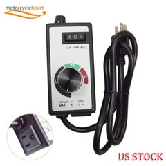 New For Router Fan Variable Speed Controller Electric Motor Rheostat AC 120V US