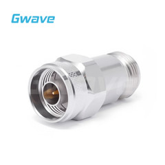 N Male to N Female Adapter, Passivated Stainless Steel, DC – 18GHz