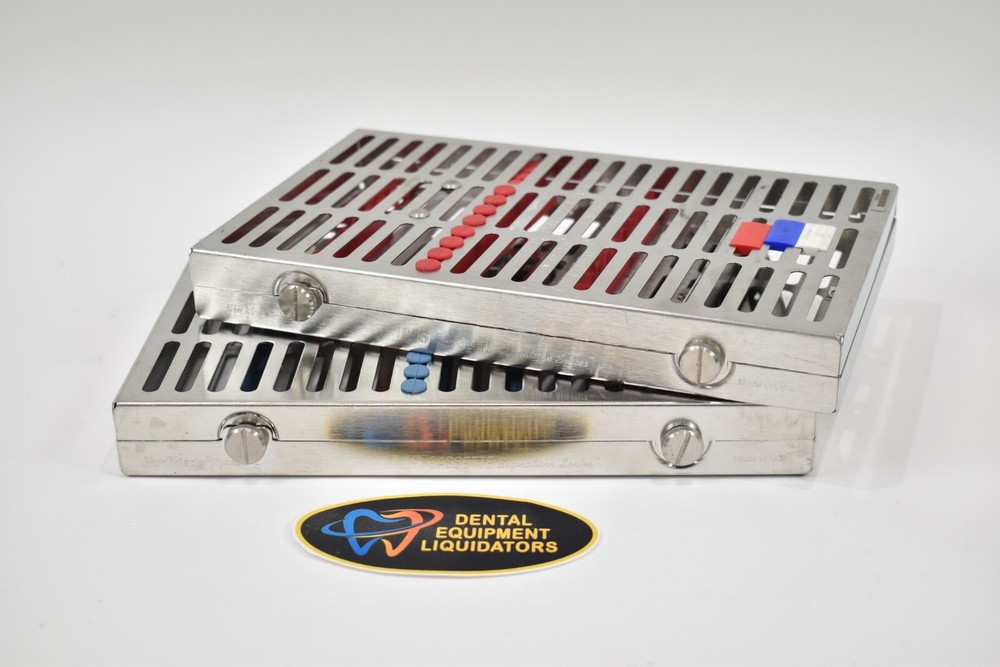Set of 2 – HU-FRIEDY Dental Instrument IMS Cassettes 6.5″ x 10.5″ x 1.25″