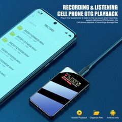 800Hr Hidden Voice Activated Recorder Digital Audio Recording Device Dictaphone