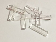 LYSO 5X5 Crystal Pixel Array (25 pieces) Hi-Energy Gamma Radiation Scintillator