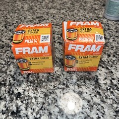 2 Pack – FRAM Extra Guard PH3614, 10K Mile Change Interval Spin-On Oil Filter