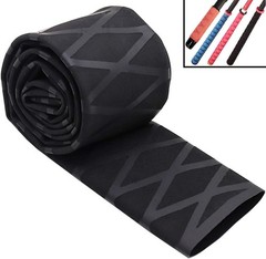 45mm Black Textured Shrink Tubing for Improved Grip on Fishing Rods and Tools
