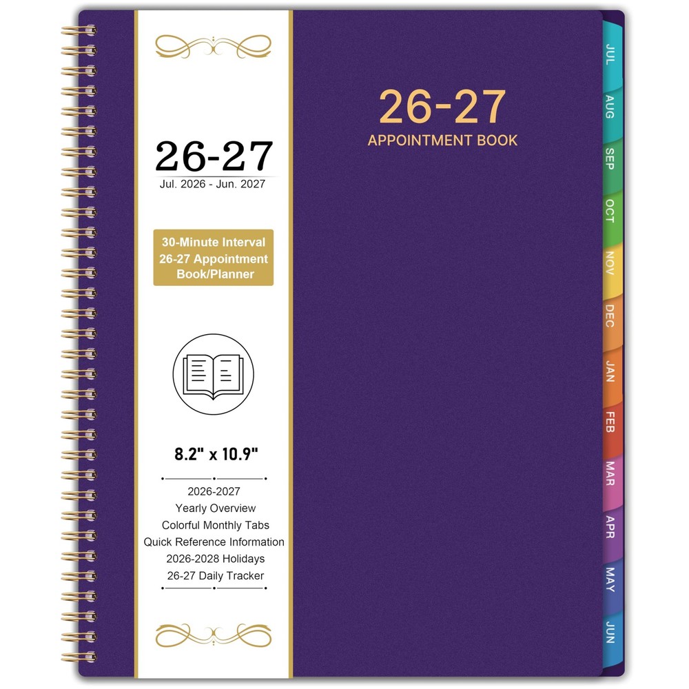 2026-2027 Appointment Book/Planner – 8.2″ x 11″, Daily Planner 2026-2027 from…