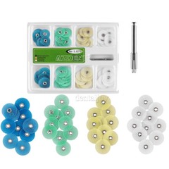 Dental Composite Finishing Polishing Disc Bush Contouring Mandrel Stripes Set