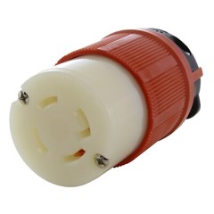 30A 480V NEMA L16-30R 4-Prong Locking Female Connector Assembly by AC WORKS®