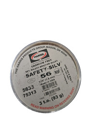 Harris Safety-Silv 56 56% Silver Solder Brazing Alloy 3 Troy Ounce