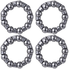 4Pcs 1/4 in X 9 Balls Bicycle Crank Ball Bearing Bottom Bracket Bearings