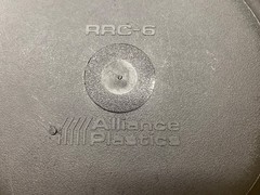 ( 100 ea. )ALLIANCE PLASTICS CLOSED END 6″ PIPE CAPS. RRC-6. POST CAP , PET BOWL