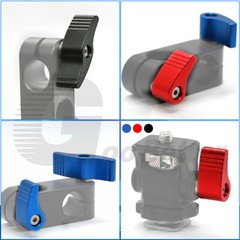 UNC1/4″ 3/8″ Clamping Thumb Screw Aluminum Tee 7/T Wing Knob Head Hand Grip Bolt