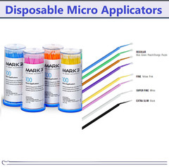 1000 Microbrush Micro Brush Applicator Tips Regular, Fine, Super Fine Ultra Fine
