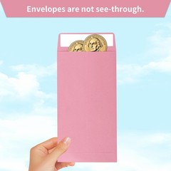 100 Pcs 3.5×6.5 Inch Paper Money Envelopes for Cash Coin Seeds Small Items