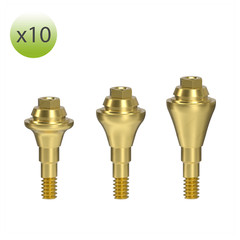 x 10 Straight Multi-Unit Abutment MegaGen BlueDiamond NC compatible