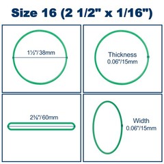 600PCS Elastic Sturdy Rubber Bands Multicolor