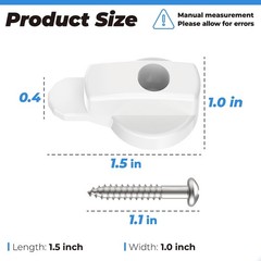 Replacement Andersen Screen Door Latch Compatible with White