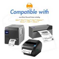 OfficeSmartLabels – 2″ x 1″ Removable Direct Thermal Labels – Compatible with…
