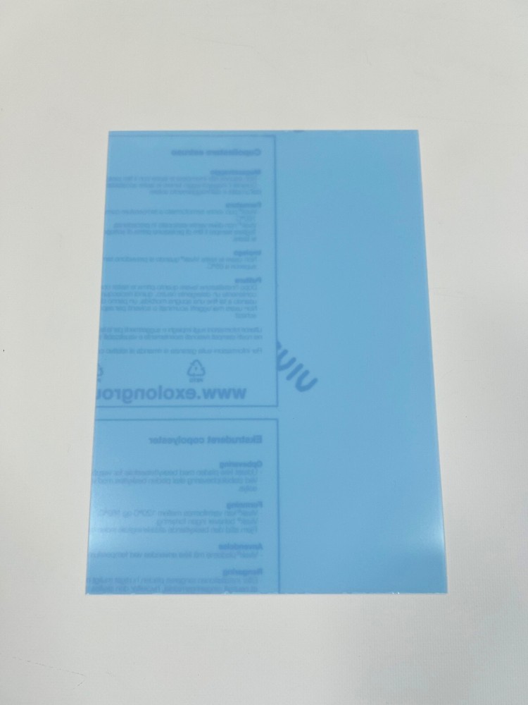 0.5mm PETG PET-G Vivak Transparent Plastic Film Sheet in A4 + A5 Sheet