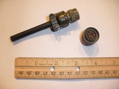 NEW – PT06A 10-6P (SR) With Bushing – 6 Pin Male Plug