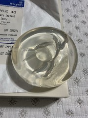 Vintage 1990 Bioplasty MISTI Gel Breast Implant 160 Cc Not For Medical Use