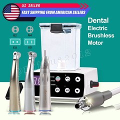 Dental LED Brushless Electric Micro Motor/1:1/1:5 Contra Angle Handpiece Fit NSK