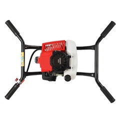 Two Men 2 Stroke 3HP Gas Power Post Hole Digger Honda Engine with 8-inch Auger