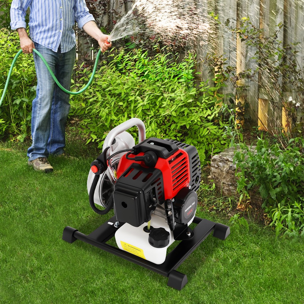 2.3HP 2-Stroke Gasoline Water Pump High-Pressure Irrigation Transfer Pump 1.5in