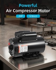 2HP SPL Air Compressor Motor 3450RPM Single Phase Electric Motor 5/8″ Keyed 230V