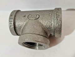 Lot of 3 3/4″Inch Indonesia Malleable Reducing Pipe Threaded Tee Fitting TSP