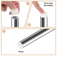 Round Plastic Plug 16Pcs, 1 Inch/25mm Tubing Insert End Caps White