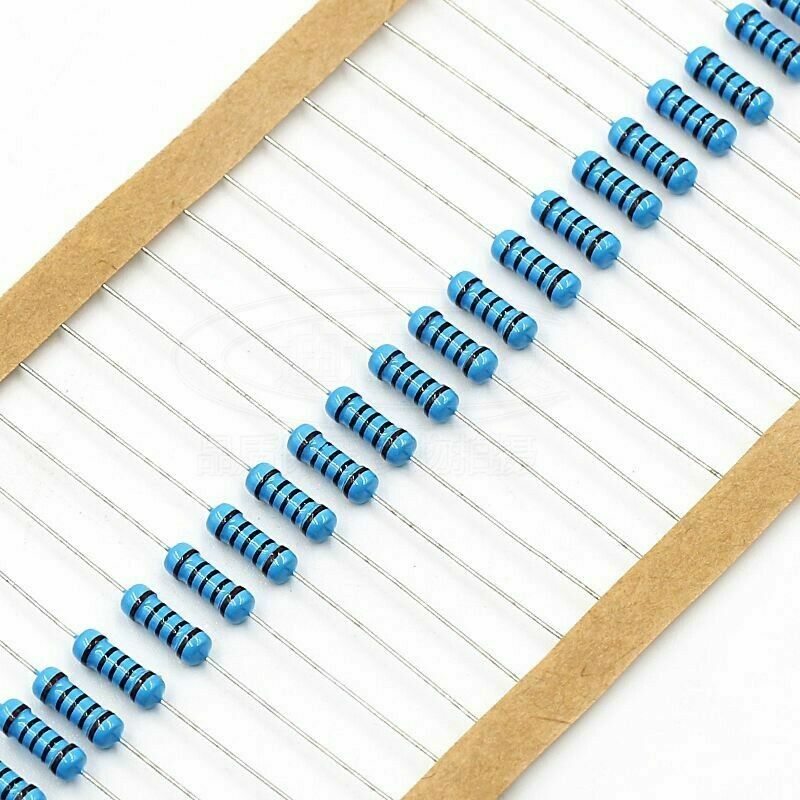 10pcs 100Ω 100 ohm 1/4W 1% Metal Film Resistors US Ship
