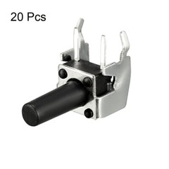 20pcs Momentary PCB Side Mounting Bracket Push Button Tact Switch DIP 6x6x12mm