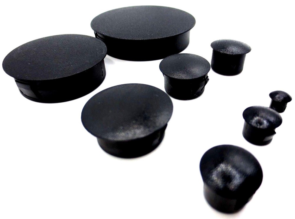 Sheet Metal Hole Plugs 17 Hole Sizes Fit 1/16″ to 1/8″ Panel, Hard Nylon Plastic