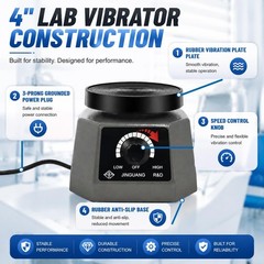 Professional 4″ Lab Vibrator – Efficient 100W Oscillator for Plaster and Resin
