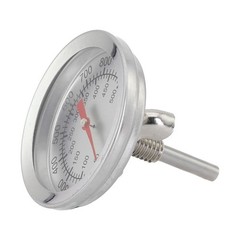 Grill Thermometer 100 ~ 1000 Fahrenheit 50??~400??/100F~1000F Color: Silver
