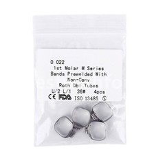 Dental Orthodontic Buccal Tube 1st Molar Bands U2/L1 U1/L1 U3/L2 Roth 0.022