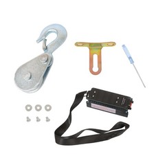 2200lbs Electric Hoist 328ft Wireless & 14ft Wired Remote Control 1600W 110V