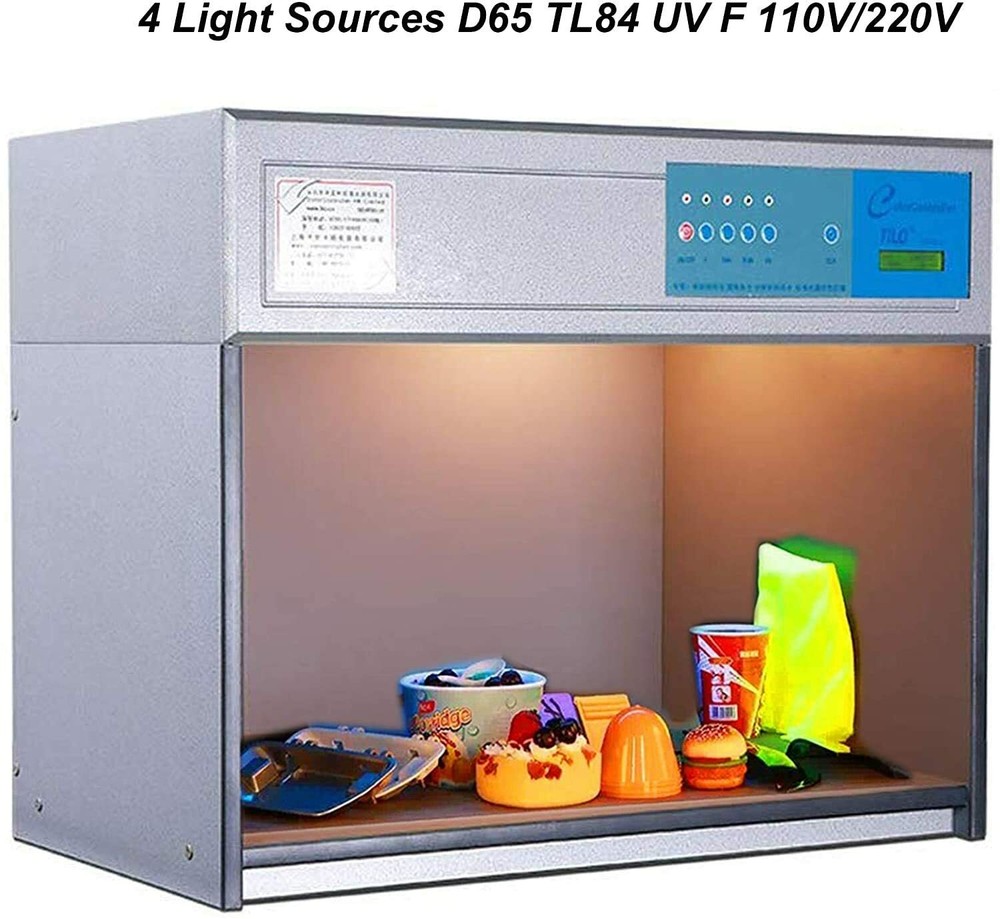 Color Matching Cabinet Color Assessment Cabinet 4 Light Sources D65 TL84 UV F