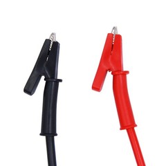 2 Pieces Silicone 39-Inch Alligator Clip Leads, 5A Max Current for Testing