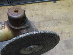 Dynabrade 50350 6000 RPM Pneumatic angle grinder sander buffer polisher
