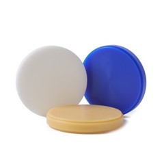 5Pcs Wax Disc Block CAD CAM Carving Blank White Blue Beige 98*10-25mm