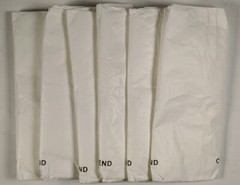 12 pc (6 Pair) Vinyl Gloves, Individually Wrapped, Medical Exam Gloves Sz L, PPE