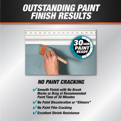 INC 18152 10.1Oz White Alex plus Acrylic Latex Caulk with Silicone
