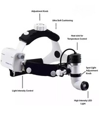 Wireless Dental Headlight Loupe LED ENT Medical Surgical Headlamp 10W Portable