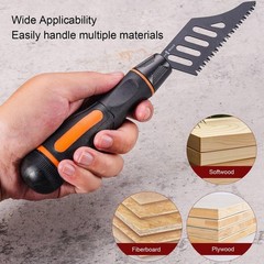 5x Flush Cutting Jigsaw Blade Irregular Curve Saw Blade with Handle for Wood US/