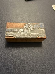 pins’s signs and design york PA | Vintage letterpress printing block