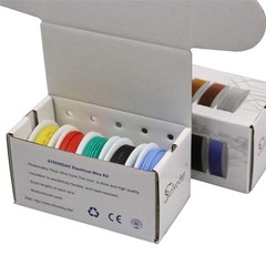 30 AWG Silicone Wire 30AWG, wire Box1=Red+Blue+Green+Yellow+Black